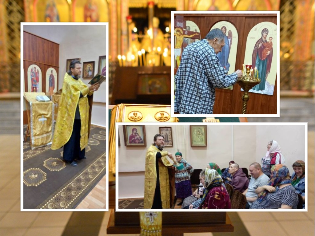 9 августа, по традиции, настоятель храма «Утоли  Моя  Печали» п. Некрасовское  протоиерей  Михаил  Бучин  отслужил праздничный молебен.
